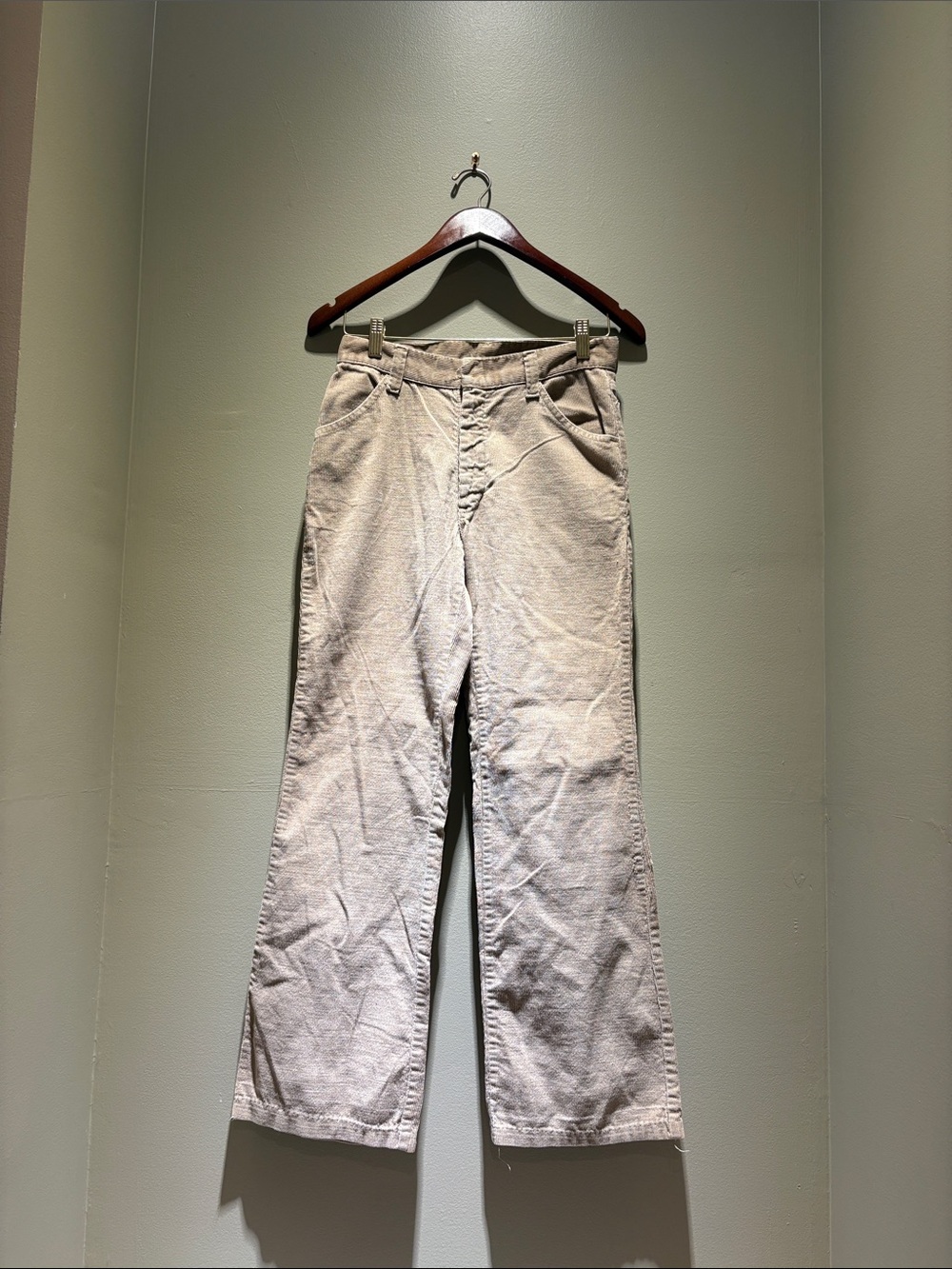 VTG 70s Women’s Camel Corduroy Wide leg/flare pants